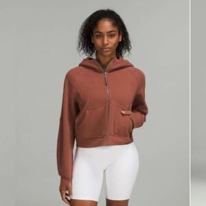 lululemon Ancient Copper Full Zip Oversize Scuba Hoodie Xs/s